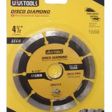 Disco de corte seco 4.5" pulgadas