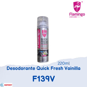 Desodorante Quick Fresh Vainilla 220ml Flamingo