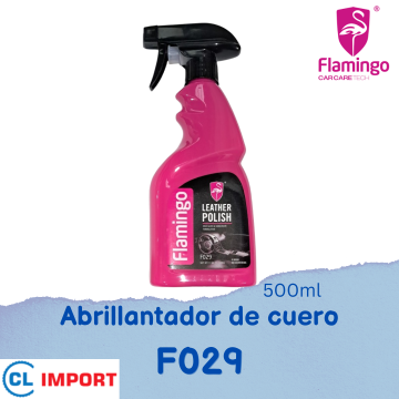 Abrillantador de cuero 500ml Flamingo