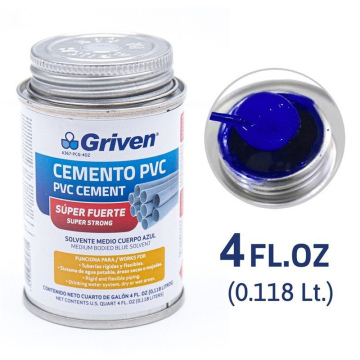 Pegamento pvc azul 4onz Griven