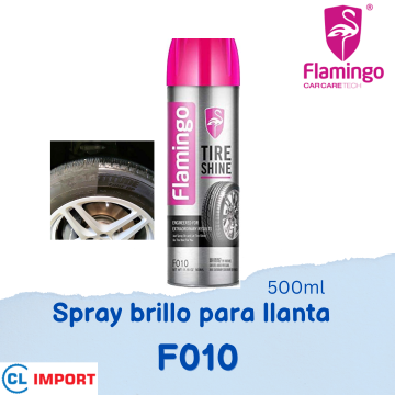 Spray brillo para llantas 500ml Flamingo
